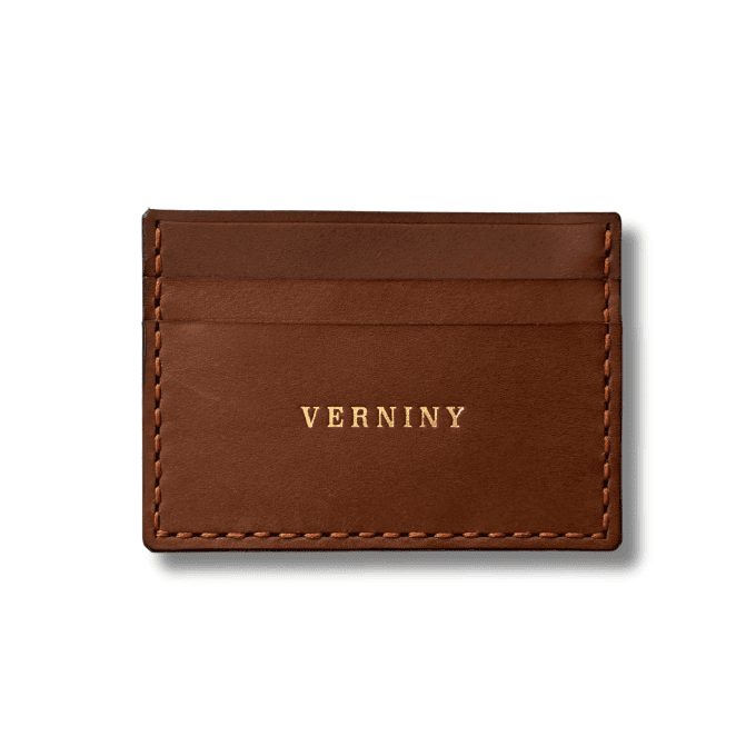 Kožený cardholder Sienna Gold z talianskej hovädzej hladenice