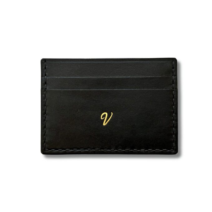 Luxusné kožené puzdro na karty Cardholder Black Lux