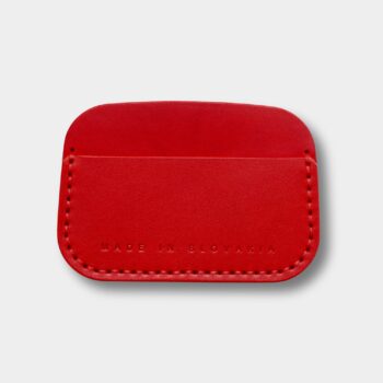 Štýlový cardholder – zadná strana s detailom šitia